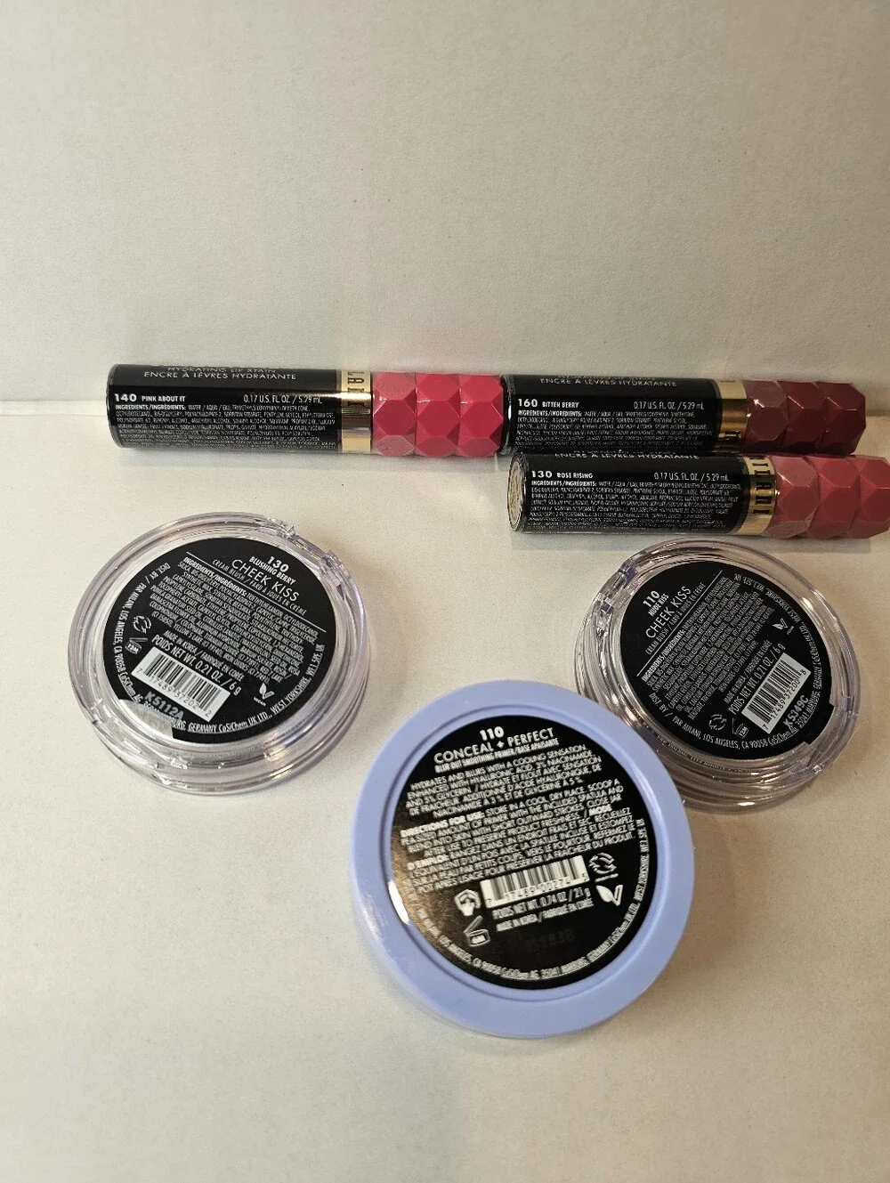 Milani Makeup Bundle NEW Color Fetish Lipsticks + Blush + Primer 6pc Set